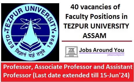 Faculty Positions in Tezpur University