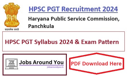 HPSC PGT Syllabus 2024