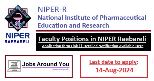 NIPER Raebareli Recruitment 2024