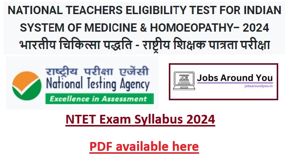 NTET Syllabus 2024